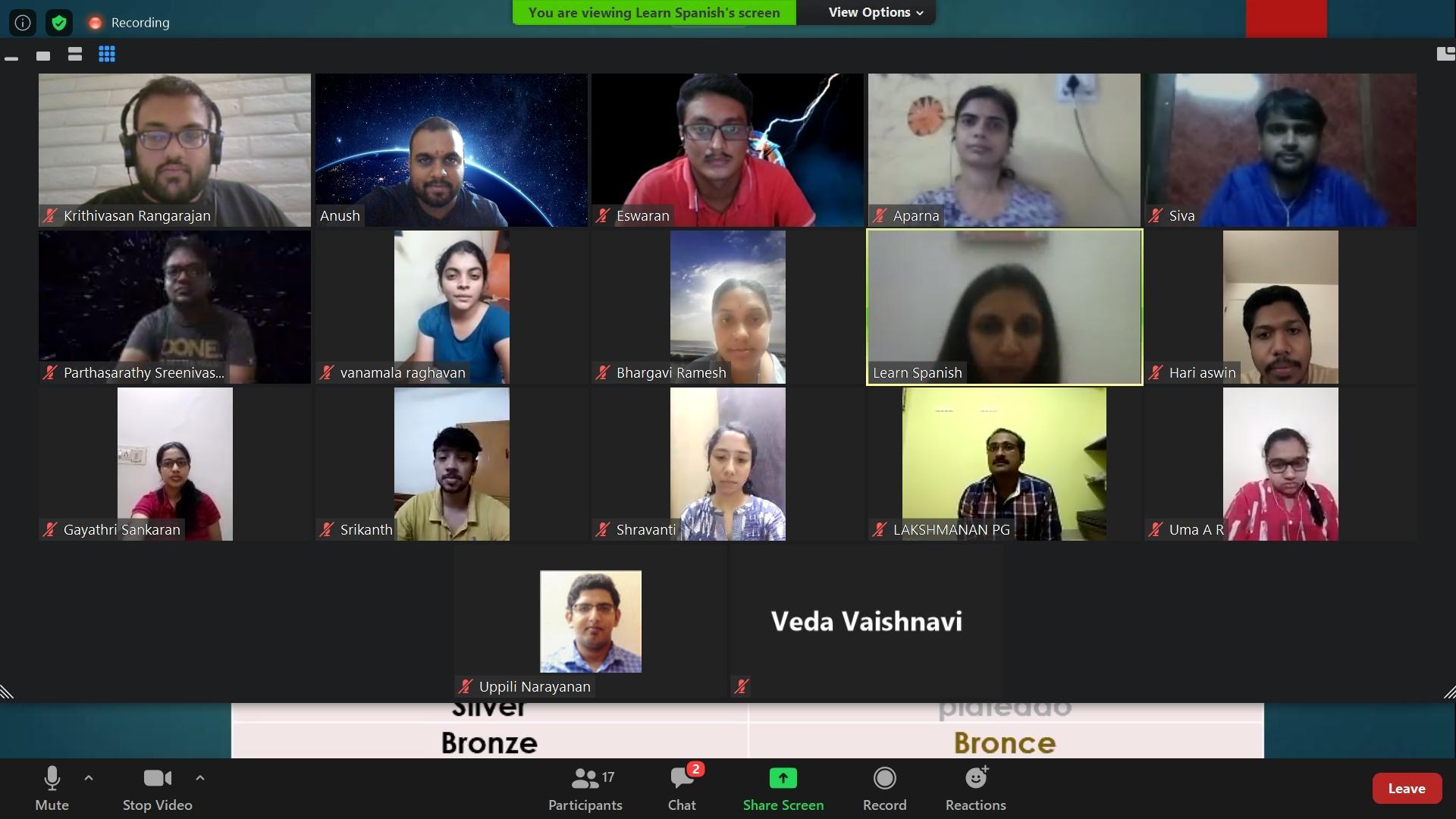SpanishWithRuchita class